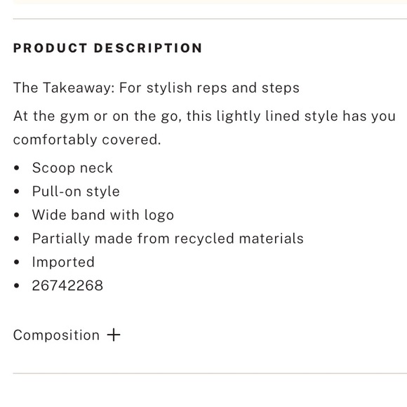 NWOT PINK Scoop Sports Bra - Picture 10 of 10